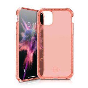 ITSKINS Cover for iPhone 11 Max 6.5 ". Transparent Coral Red