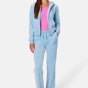 Juicy Couture Del Ray Classic Velour Pant Della Robia Blue M