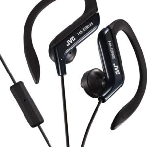 JVC in-ear sports headphones with remote control and microphone