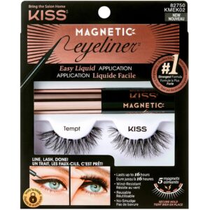 Kiss Magnetic Eyeliner Kit Tempt