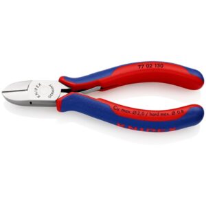 KNIPEX Elektronikk-sidekutter, Med gjennomstukket ledd