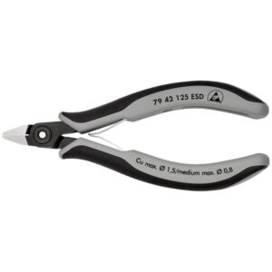 KNIPEX Presisjons-elektronikk-sidekutter ESD