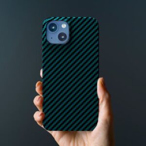 Linocell Premium Kevlar Robust deksel for iPhone 13 Mini Blå