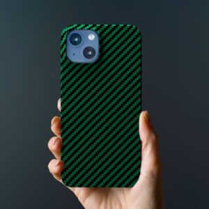 Linocell Premium Kevlar Robust deksel for iPhone 13 Mini Grønn