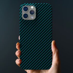 Linocell Premium Kevlar Robust deksel for iPhone 13 Pro Max Blå