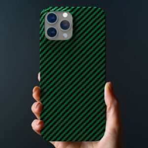 Linocell Premium Kevlar Robust deksel for iPhone 13 Pro Max Grønn