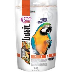 Lolo Pets Parrot feed complete 350g resealable