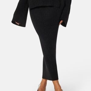 Madeleine Bitici X Bubbleroom Madeleine Sparkling Knitted Skirt Black XS