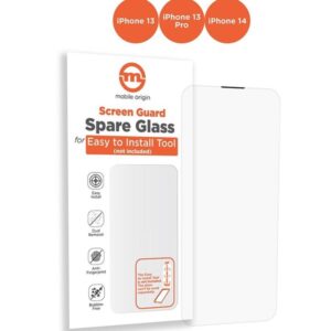 Mobile Origin Orange Screen Guard Spare Glass iPhone 14/13 Pro/13