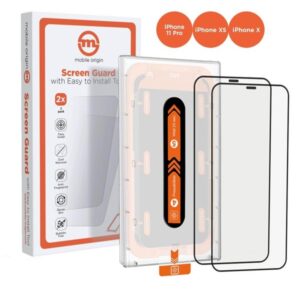 Mobile Origin Screen Guard iPhone 11 Pro / XS / X with easy applicator 2 pack
