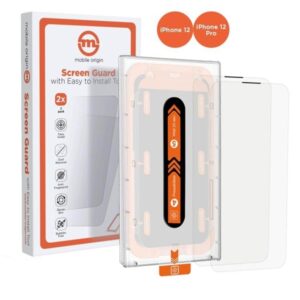 Mobile Origin Screen Guard iPhone 12 Pro / 12 with easy applicator 2 pack