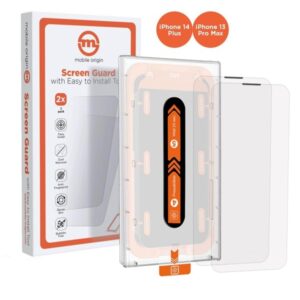 Mobile Origin Screen Guard iPhone 14 Plus / 13 Pro Max with easy applicator 2 pack