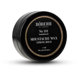 Nõberu of Sweden Moustache Wax - Strong Hold Sandalwood - 25 ml