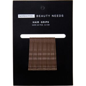 NordicFeel Beauty Needs Nordicfeel Beauty Needs Hair Grips Dark 24pcs 4,8cm