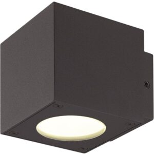 Nordtronic Cianna 230v outdoor wall light 2 x 3w led 3000k graphite g