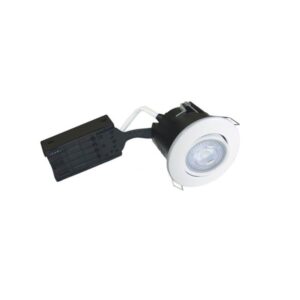 Nordtronic Uni install 220-240v ip44 tilt angle 30° gu10 downlight 5w