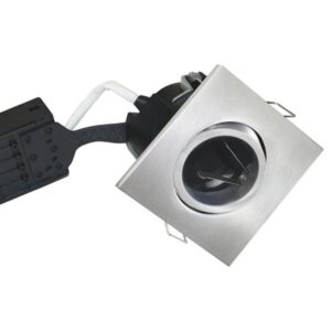Nordtronic Uni install 220-240v ip44 tilt angle 30° gu10 downlight w/o