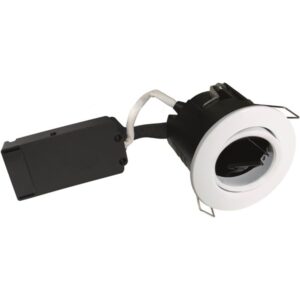 Nordtronic Uni install dimmer w/o light source matt white round