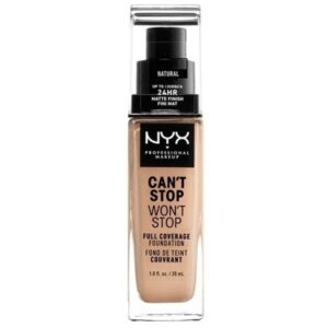 NYX Professional Makeup Can't Stop Won't Stop Foundation - Natural 30 ml