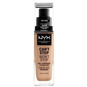 NYX Professional Makeup Can't Stop Won't Stop Foundation - Soft Beige 30 ml