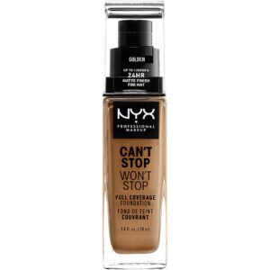 NYX Professional Makeup Can't Stop Won't Stop Foundation Golden - 30 ml