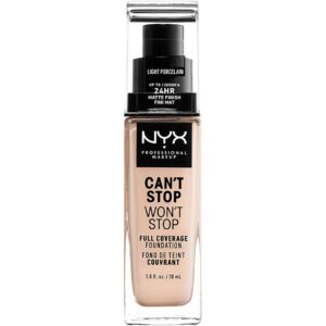 NYX Professional Makeup Can't Stop Won't Stop Foundation Light porcelain - 30 ml