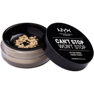 NYX Professional Makeup Can't Stop Won't Stop Setting Powder Light/Medium - 6 g