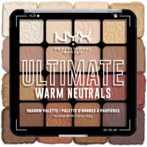 NYX Professional Makeup Ultimate Shadow Palette 16-Pan Warm Neutrals 05W