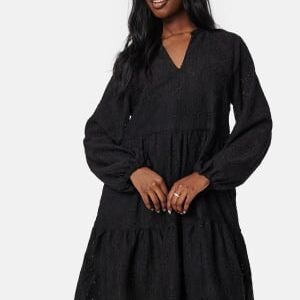 Object Collectors Item Objfeodora gia L/S dress Black S