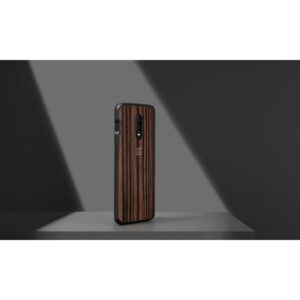 OnePlus 6T - Bumper Case - Ebony Wood