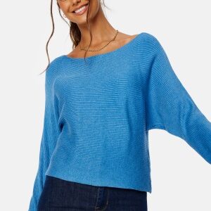 ONLY Adaline Life L/S Short Pullover Knit Super Sonic Detail S