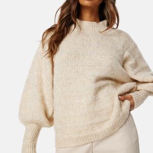 ONLY Celina Life High Pullover Birch Det: W Melange XS