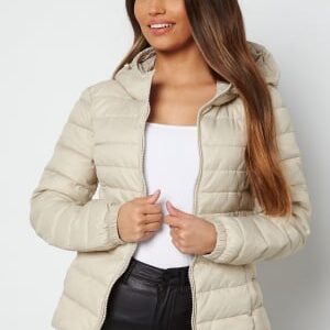 ONLY Onltahoe Hood Jacket Pumice Stone M
