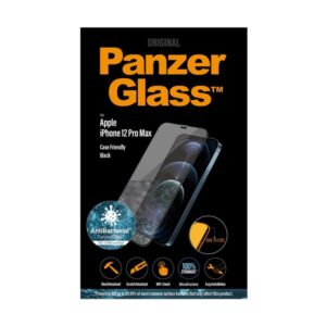 PanzerGlass Apple iPhone 12 Pro Max AntiBacterial Case Friendly - Black