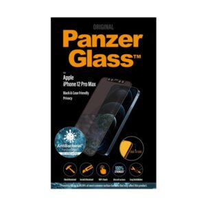 PanzerGlass Apple iPhone 12 Pro Max AntiBacterial Privacy Case Friendly - Black