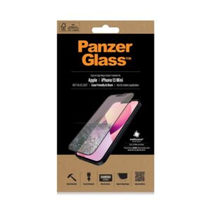 PanzerGlass Apple iPhone 13 mini Case Friendly Anti-Bluelight AntiBacterial - Black