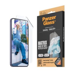 PanzerGlass Matrix - screen protector for mobile phone - with D3O ultra-wide fit with AlignerKit