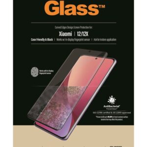 PanzerGlass Xiaomi 12/Xiaomi 12x (Case Friendly) - AntiBacterial - Black