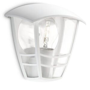 Philips Creek wall lantern white 1x60W 230V