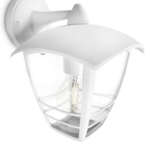 Philips Creek wall lantern white 1x60W 230V