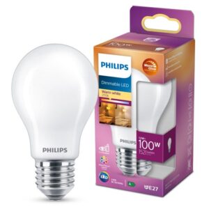 Philips Dimbar LED-pære E27 1521 lm