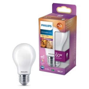 Philips Dimbar LED-pære E27 806 lm