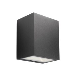 Philips Ledino - wall lamp - LED light bulb - 7.5 W - warm white light - 2700 K - black