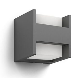 Philips myGarden Arbour Outdoor wall lantern, LED 2x4,5W, Anthracite
