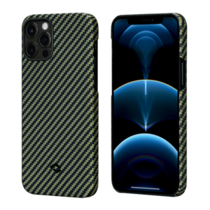 PITAKA Apple iPhone 12 Pro MagEZ Case - Black/Yellow Twill