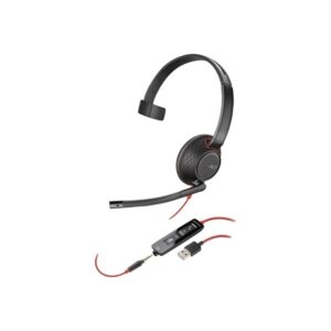Poly Blackwire 5210 | On Ear headset | Microphone | Active noisereduction