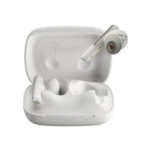 Poly Voyager Free 60 UC White | Bluetooth in-ear Headset | Incl. Charge Case