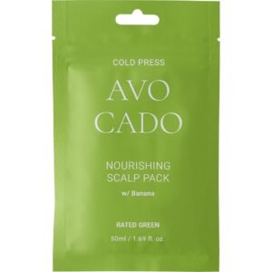 Rated Green Cold Press Avocado Nourishing Scalp Pack w/ Banana 50 ml