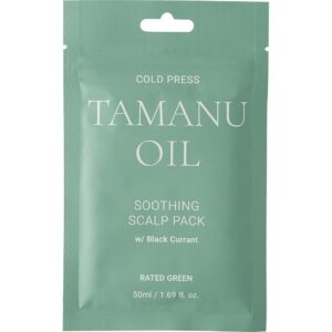Rated Green Cold Press Tamanu Oil Soothing Scalp Pack w/ Black Currant 50 ml
