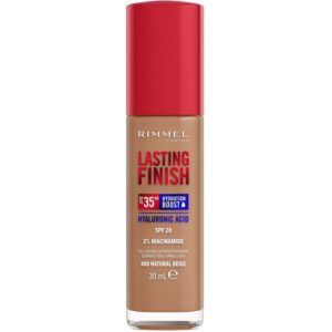 Rimmel London Clean Lasting Finish Foundation 400 Natural Beige